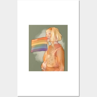 Aurora Aksnes Music Pride LGBTQ Digital Sticker Print Posters and Art